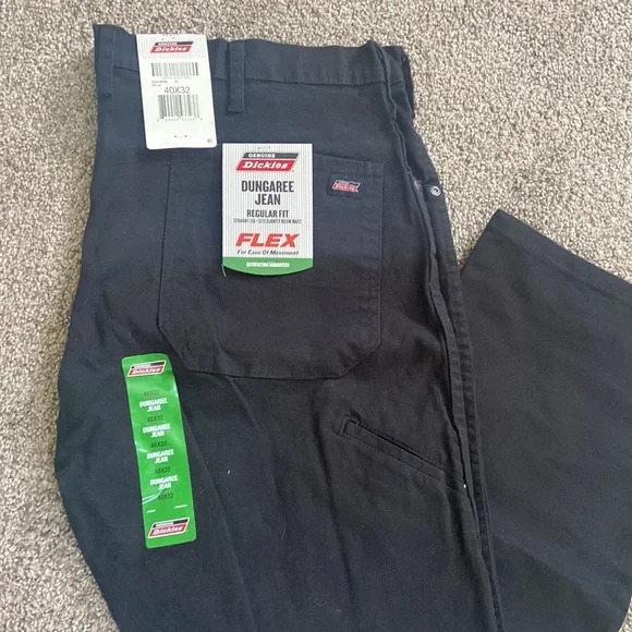 Dickies Dungaree Jean Regular Fit Straight Leg Flex for ease of movement - Picture 1 of 14